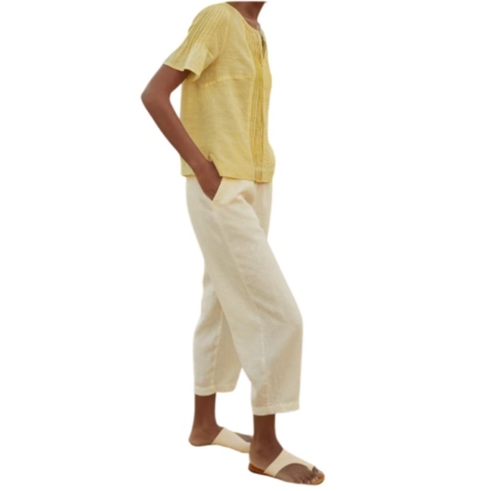 POETRY CROPPED TROUSERS
Garment-dyed linen - NWT - Size 8